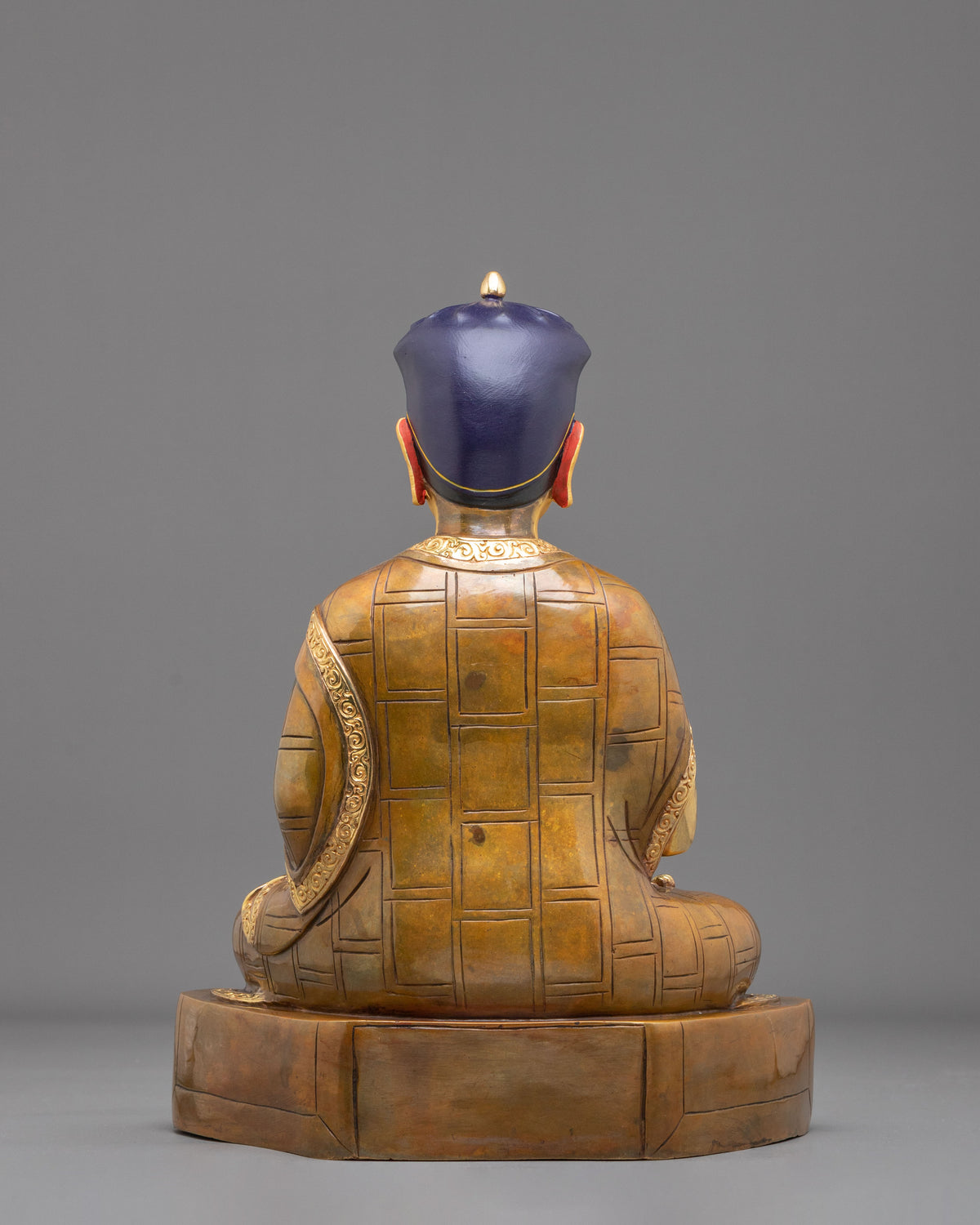 Buddhist Master Statue Tsangpa Gyare | Himalayan Shrine Altar Decor