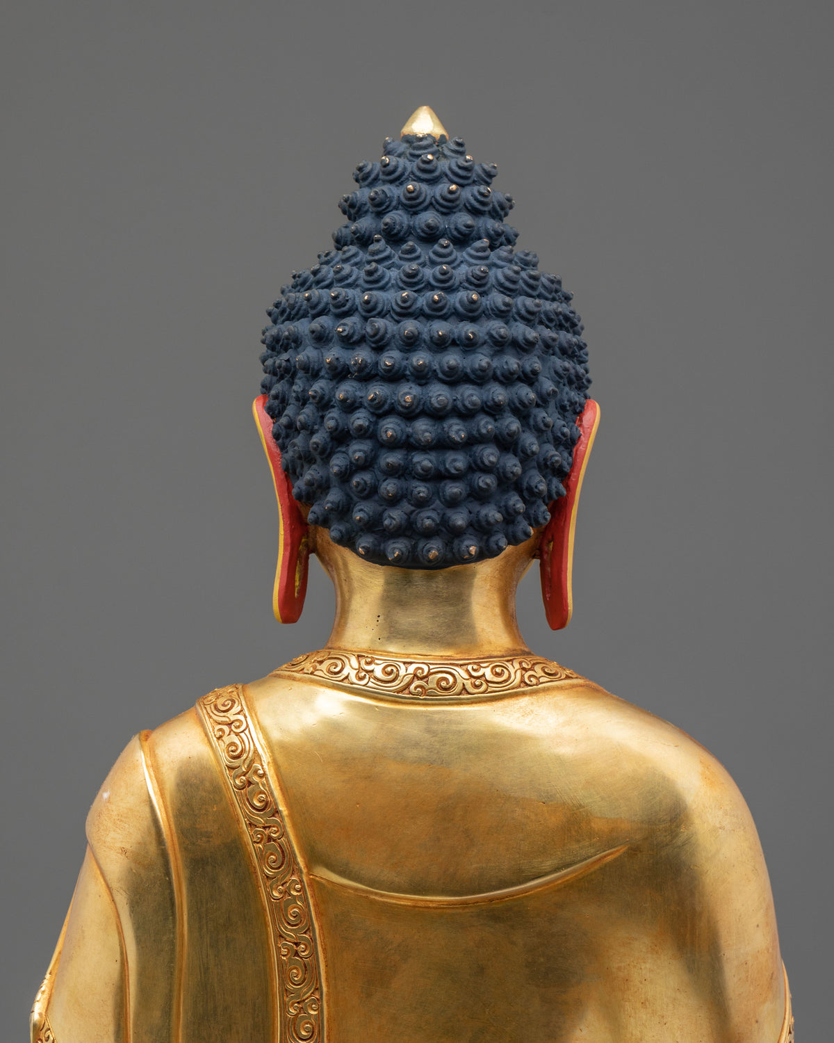 Amitabha Buddha Pure Land Deity Statue | 24K Gilded Copper