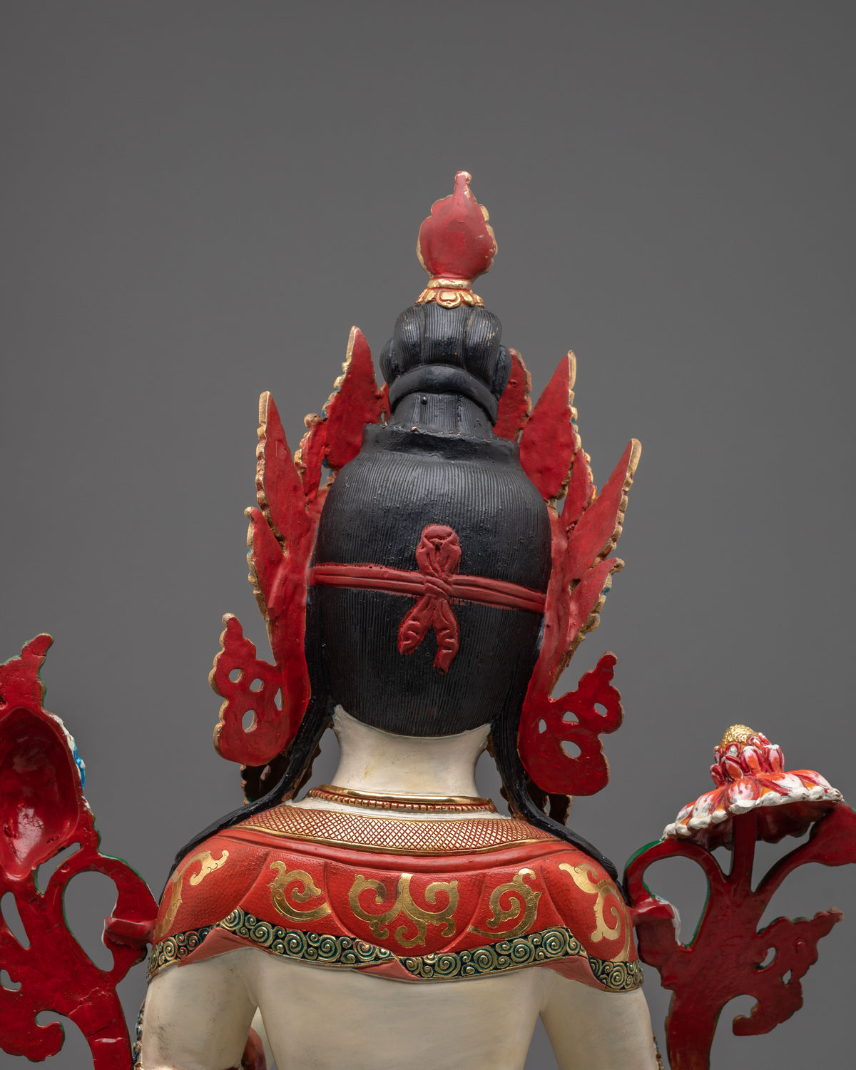 White Tara Handcrafted Buddhist Statue | 24K Gold Gilded