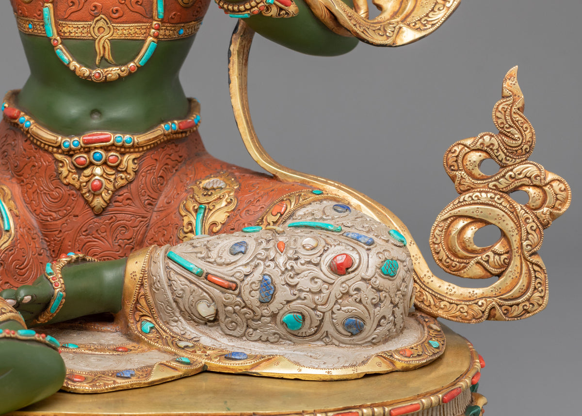 Green Tara Statue | Tibetan Compassionate Goddess Figurine