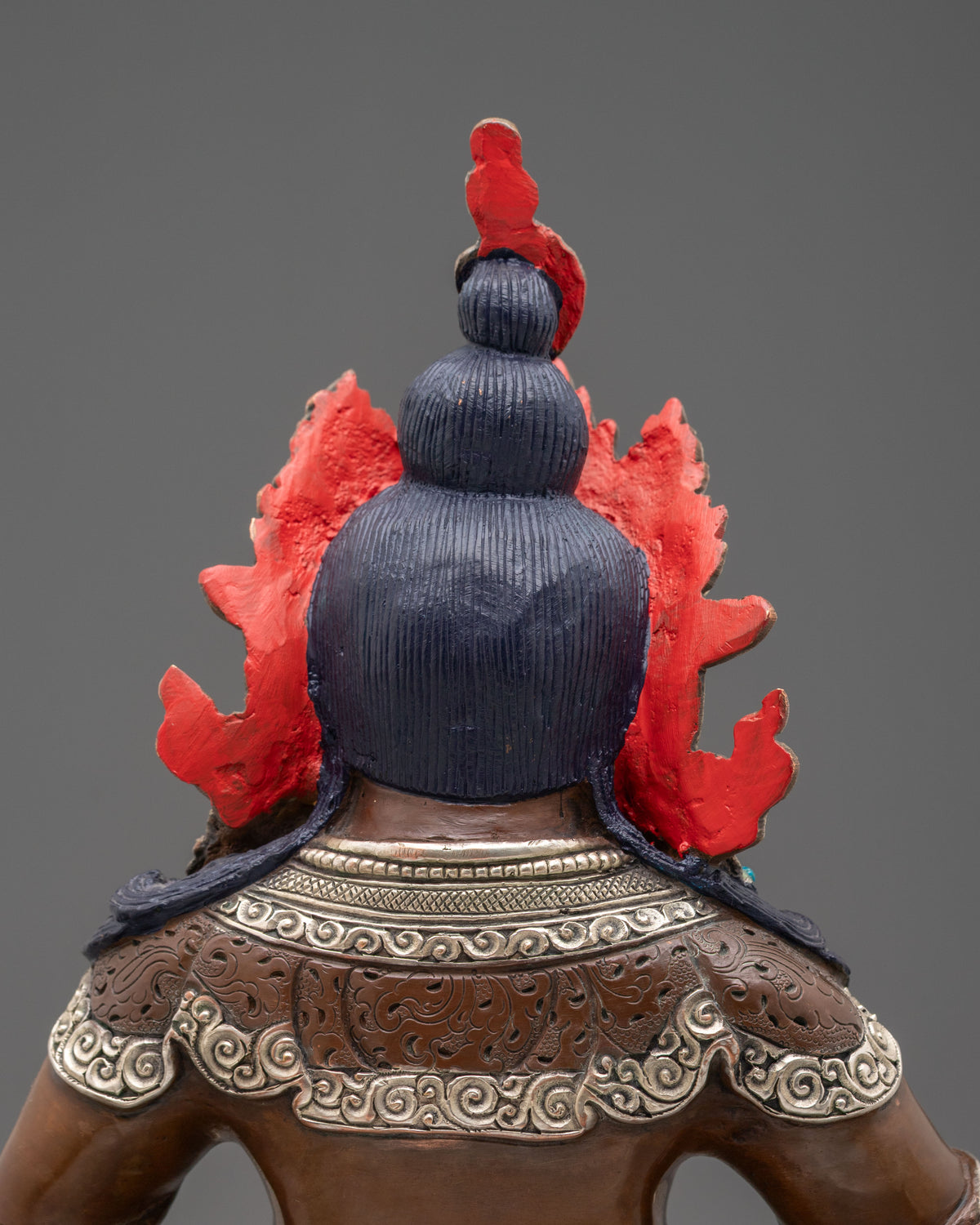 Dzambhala Tibetan Buddhist Sculpture | Sacred Meditation Altar Sculpture