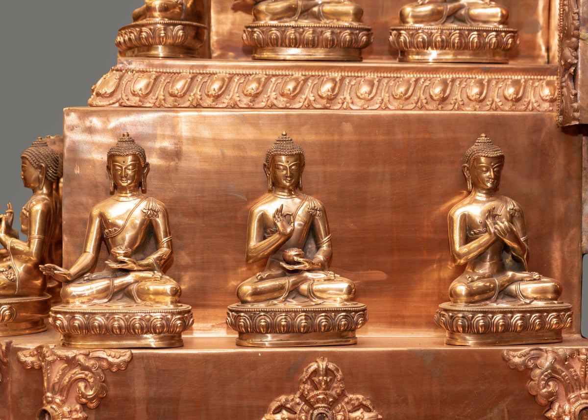 Thirty-Five Confession Buddhas Traditional Buddhist Sculpture