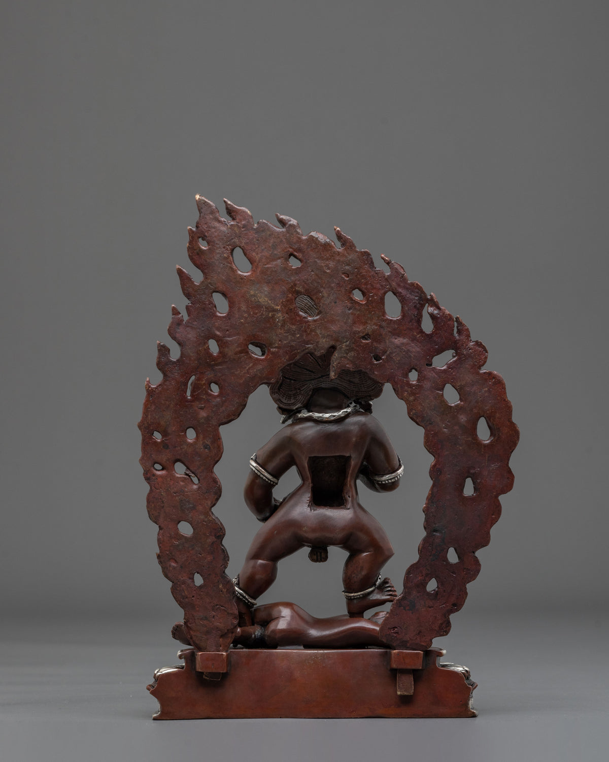 Black Dzambhala Oxidized Copper Statue