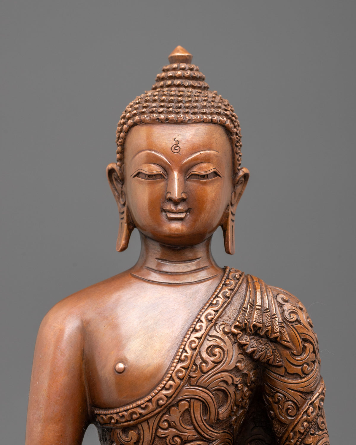 Shakyamuni Buddha Statue | Traditional Nepalese Artwork