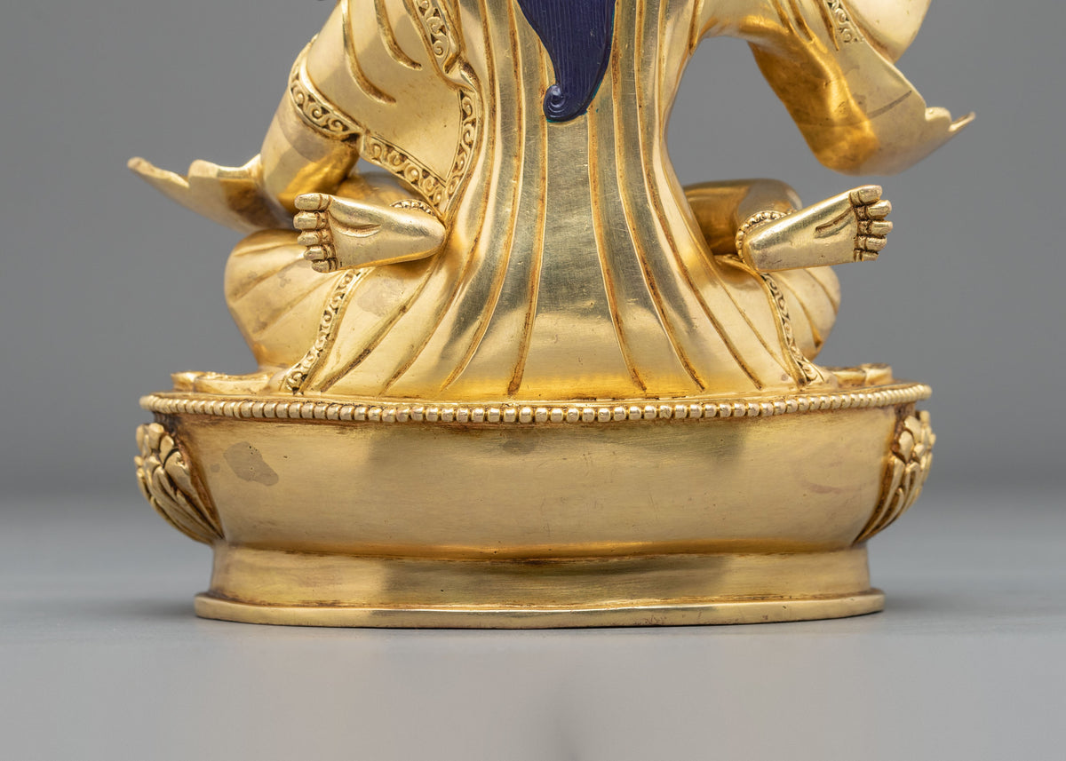 Guru Rinpoche With Consort | Sacred Vajrayana Sculpture