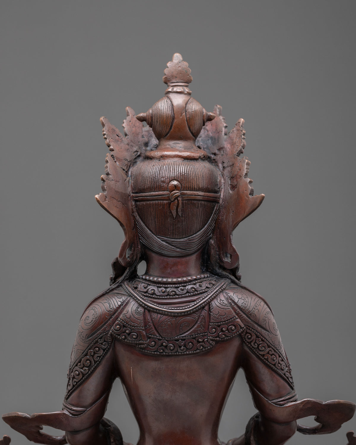 Amitayus Oxidized Copper Statue | The Buddha of Infinite Life
