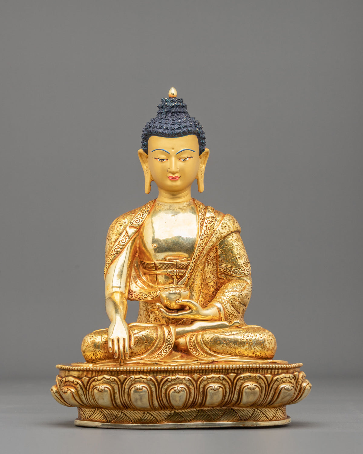Shakyamuni Buddha Serene Meditation Handmade Sculpture