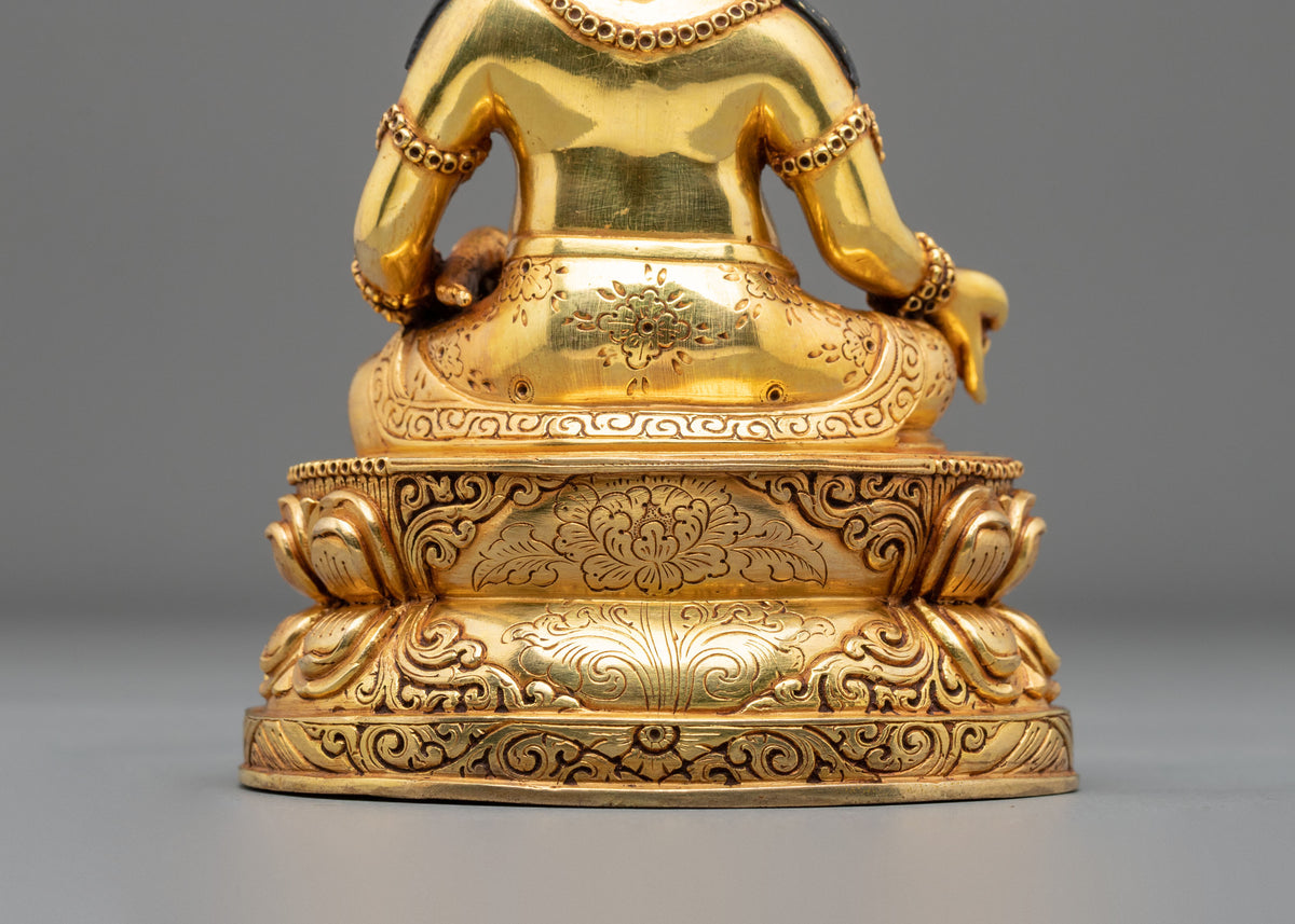 Jambhala Statue | 24K Gold Gilded Sacred Figurine