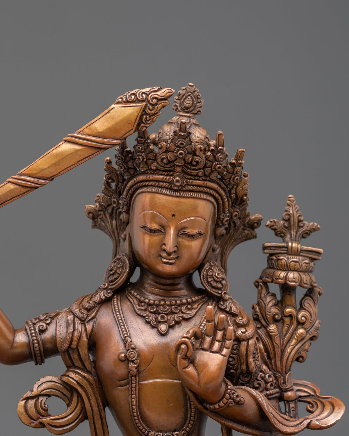 Manjushri Statue | The Light of Enlightened Wisdom