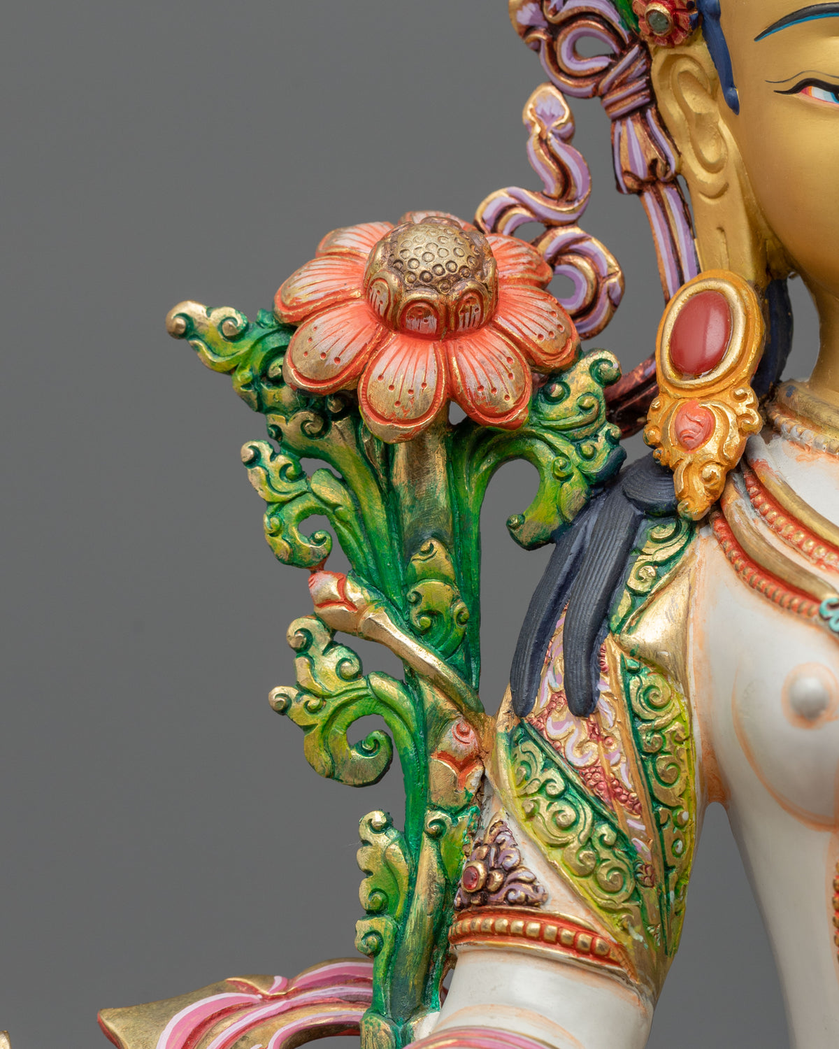 White Tara Statue | Compassionate Protector of Long Life and Healing
