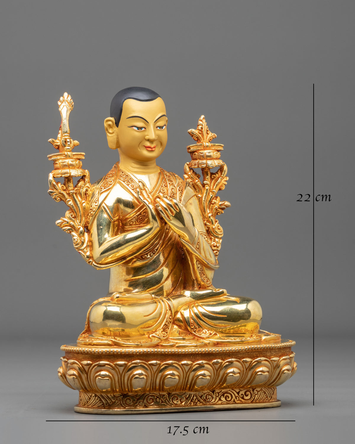 Buddhist Master Tsongkhapa Statue | Founder of the Gelug Tradition
