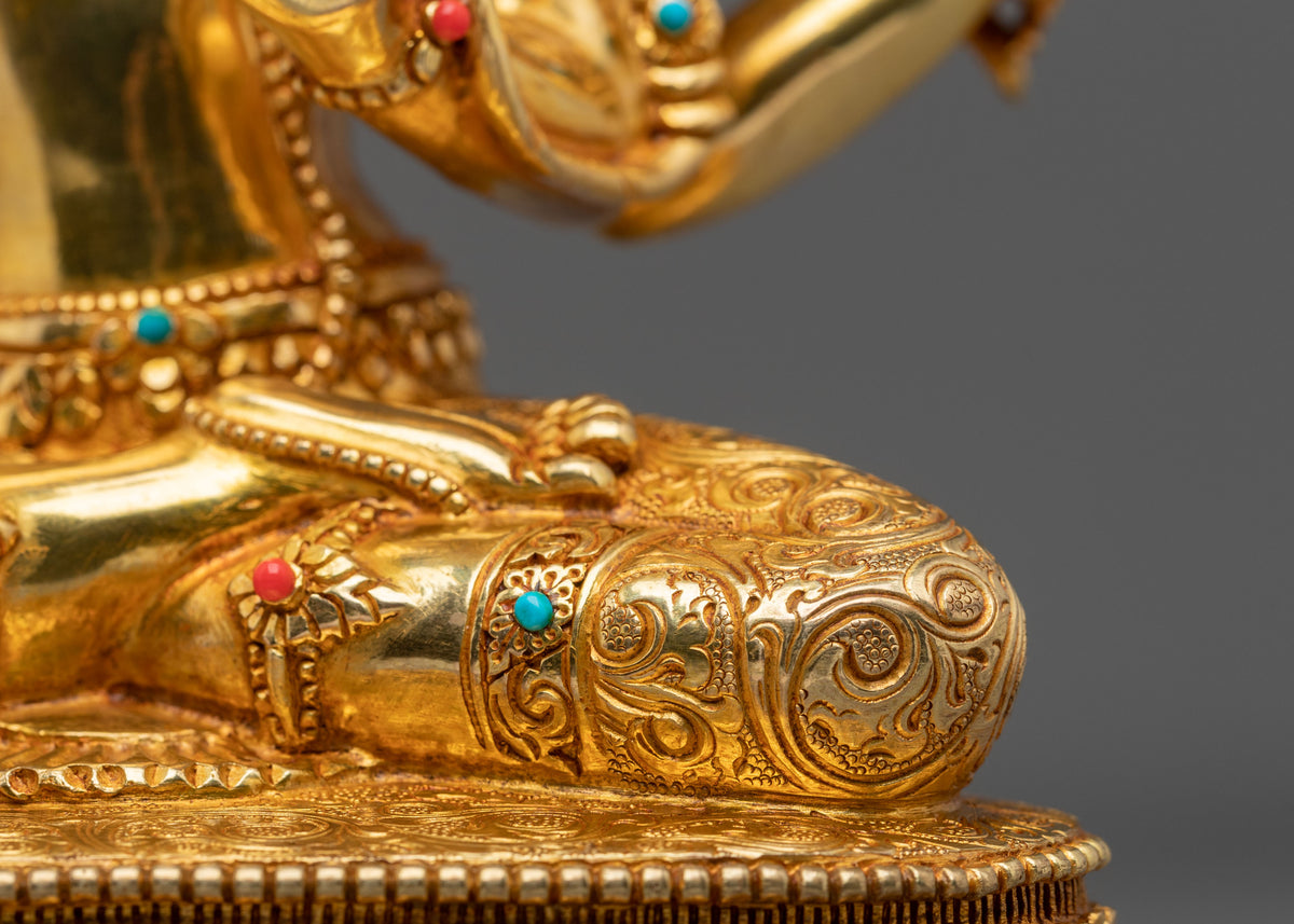 Radiant Maha Manjushri Mahayana Buddhist Figurine