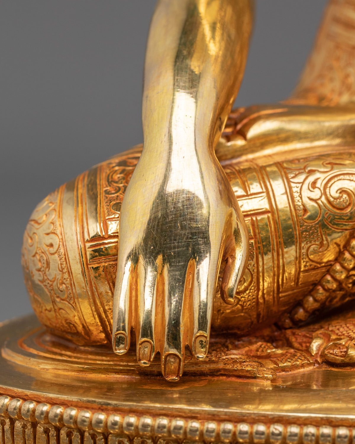Handmade Shakyamuni Buddha Copper Statue