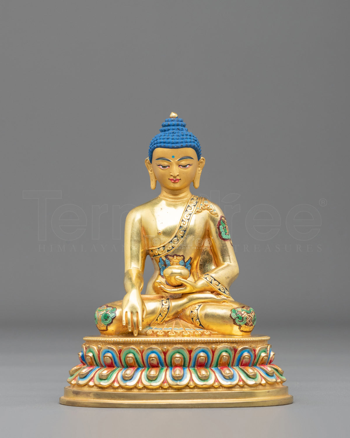 Gautama Buddha Figurine | Handcrafted Copper Statue