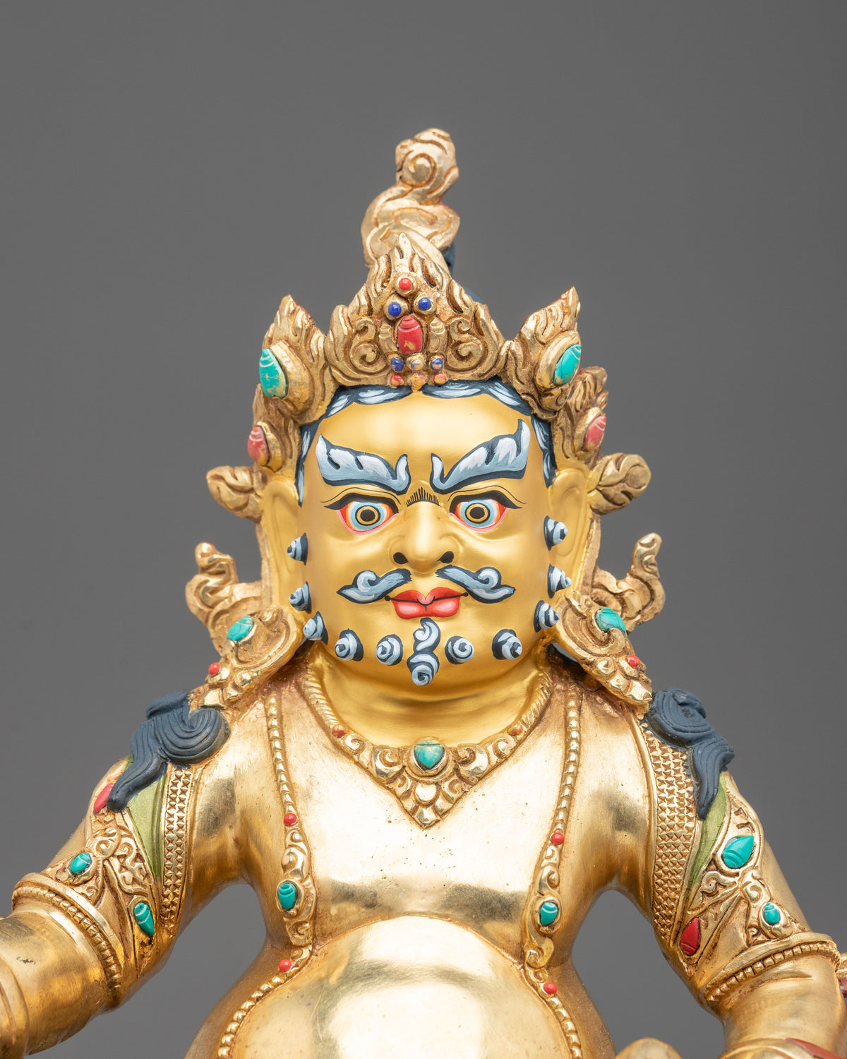 Handmade Dzambhala Sculpture | Deity of Wealth