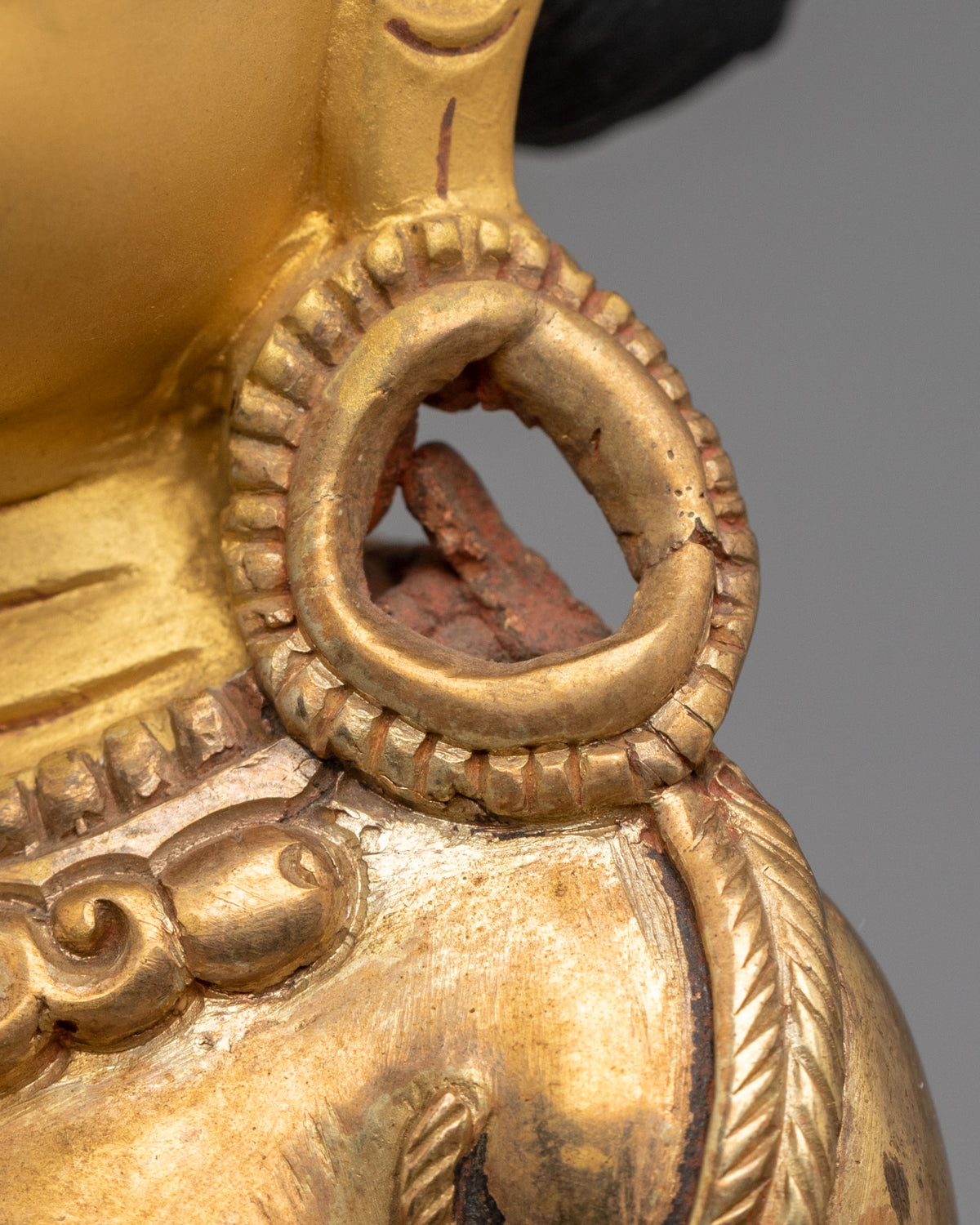 Hindu Goddess Parbati Sculpture | 24K Gold Gilded