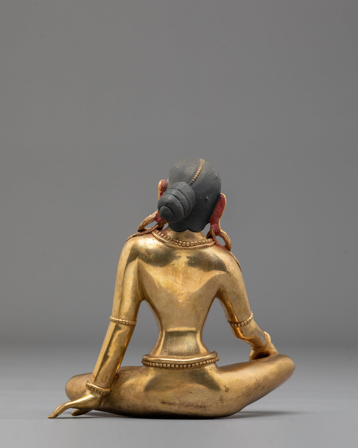 Hindu Goddess Parbati Sculpture | 24K Gold Gilded