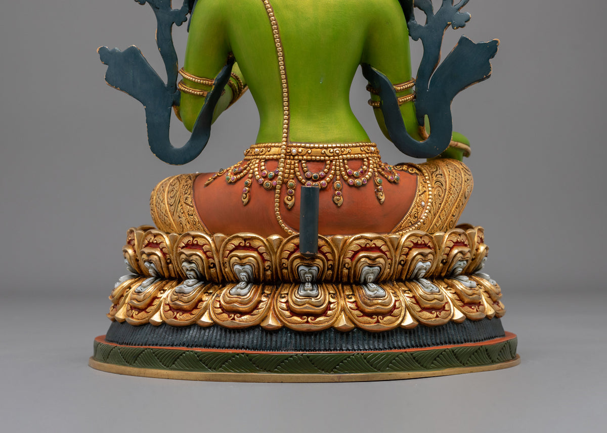 Green Tara Statue | Fearless Compassion and Grace
