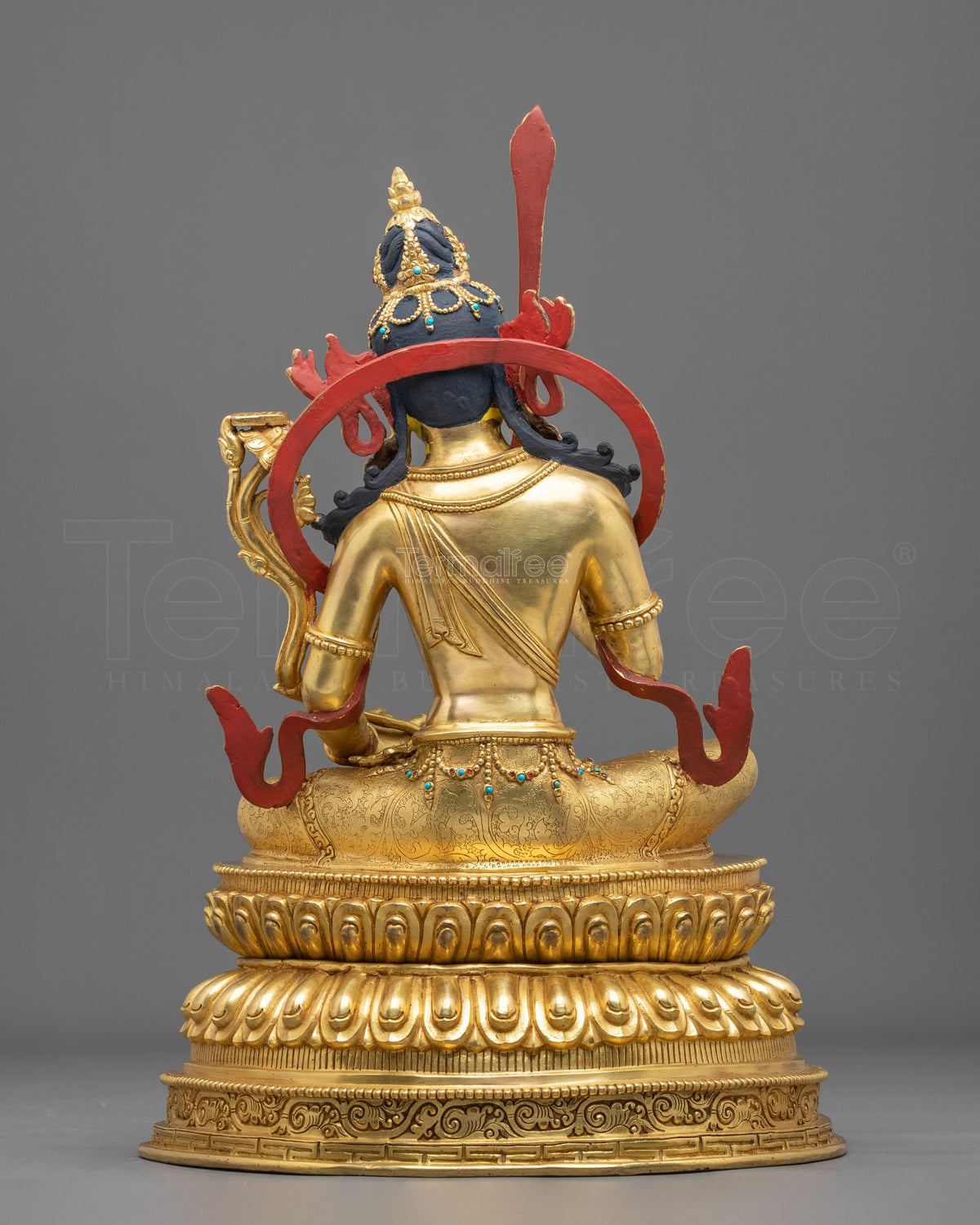 Manjushri Copper Figurine | Tibetan Wisdom Bodhisattva