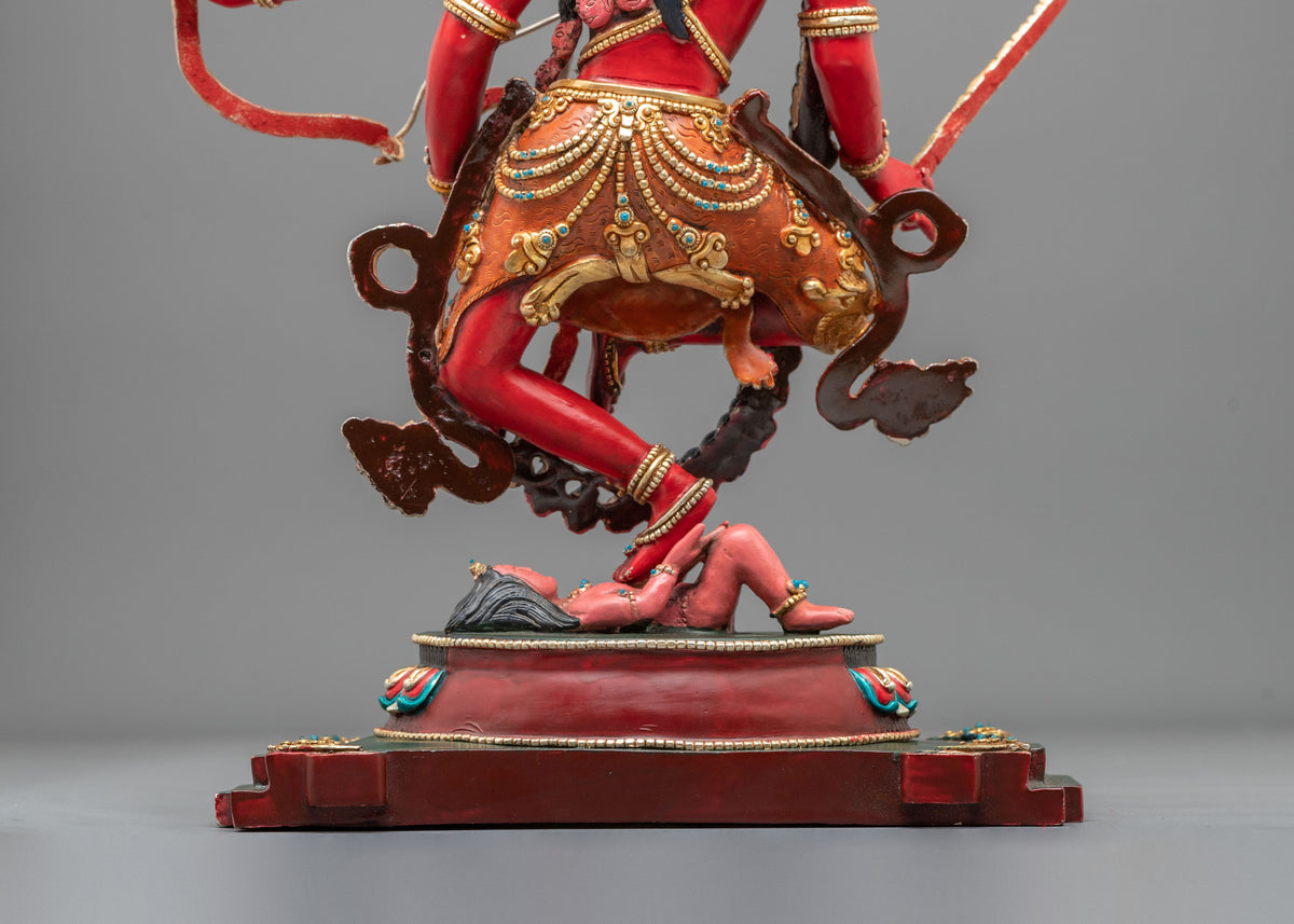 Kurukulla Statue | Gemstone Adorned Figurine