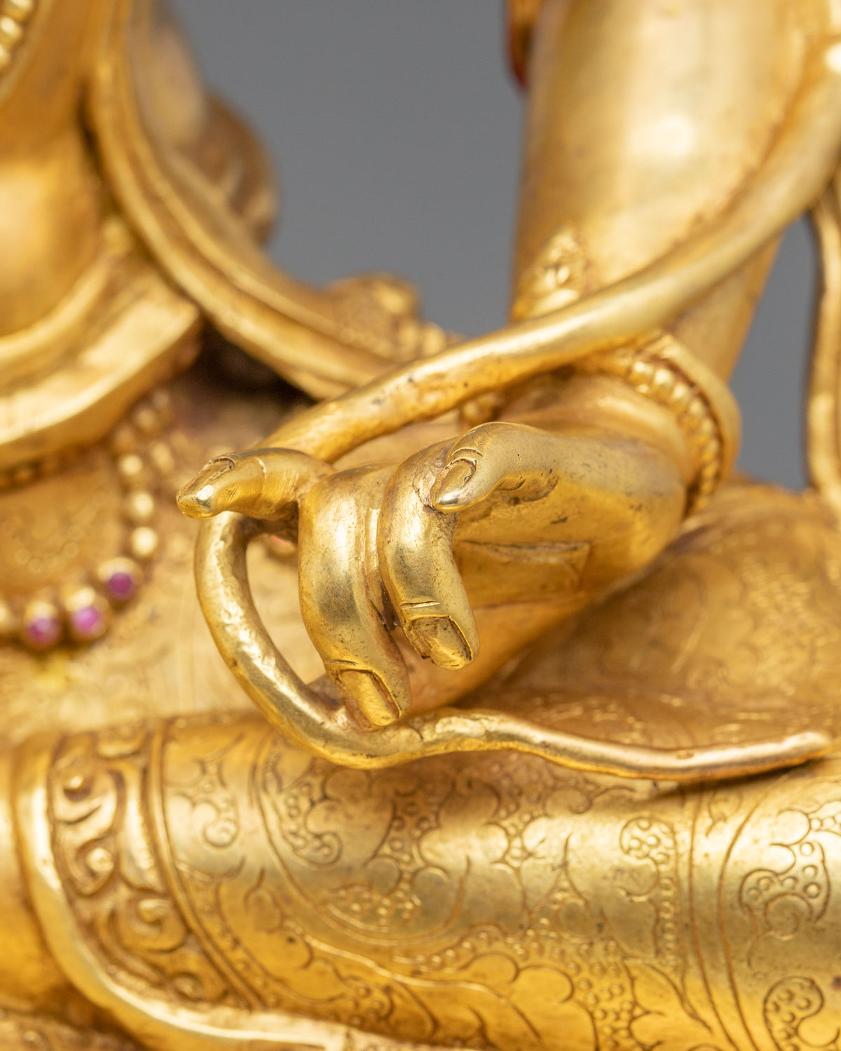 Manjushri Copper Figurine | Tibetan Wisdom Bodhisattva