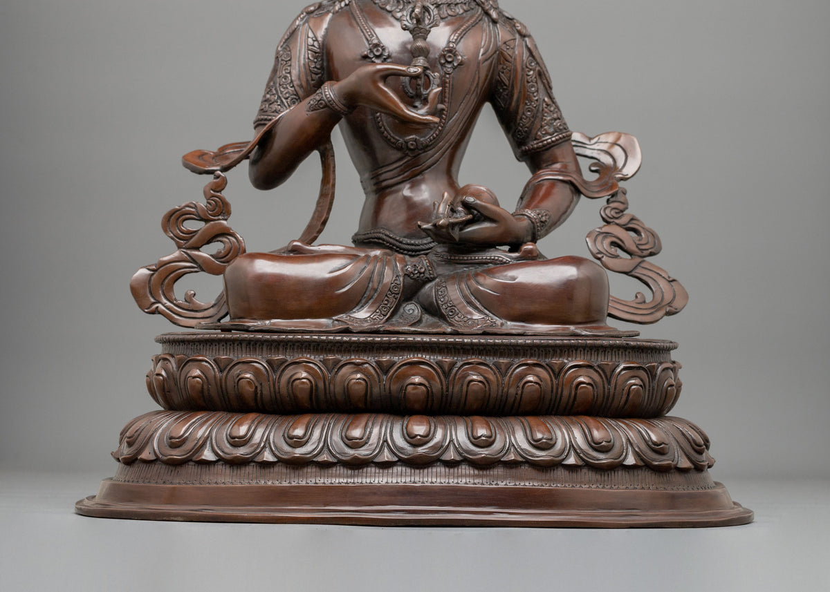 Vajrasattva Buddha Statue | Handcrafted Oxidized Copper Statue