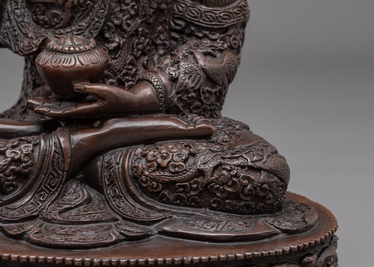 Shakyamuni Buddha Oxidized Copper Statue | The Awakened One