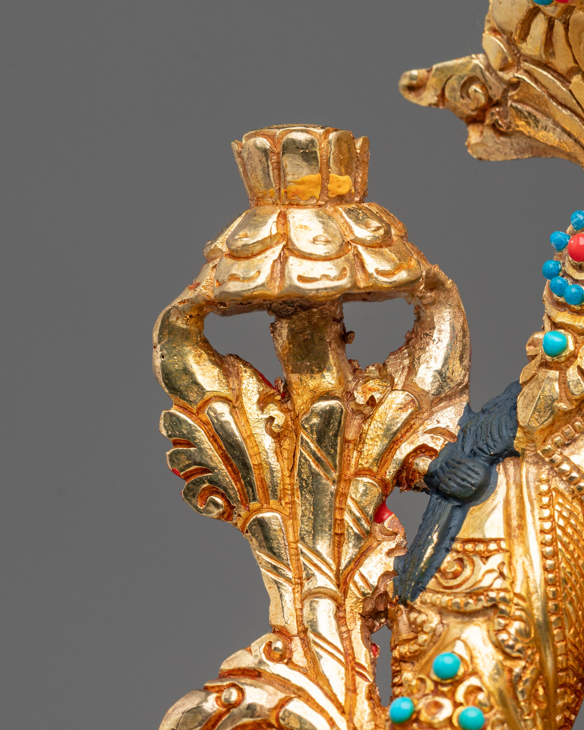White Tara 24K Gold Coated Sculpture | Altar Decor