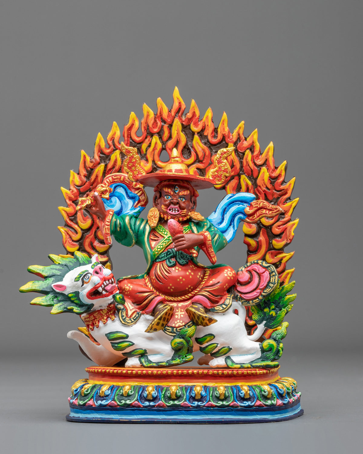 Three Nyingma Dharmapalas Statue Collection | Altar Decoration