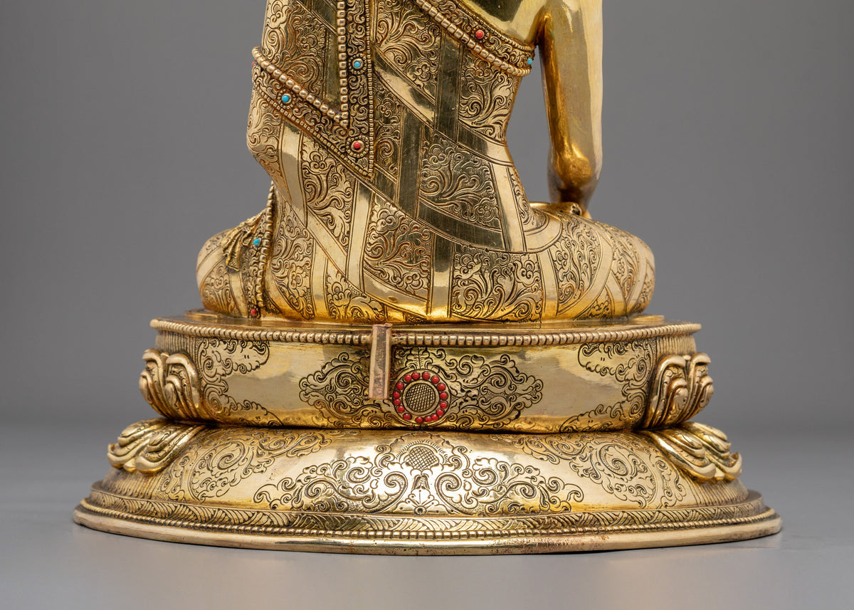 Three Buddhas Copper Statue Collection: Buddhist Art for Longevity and Meditation