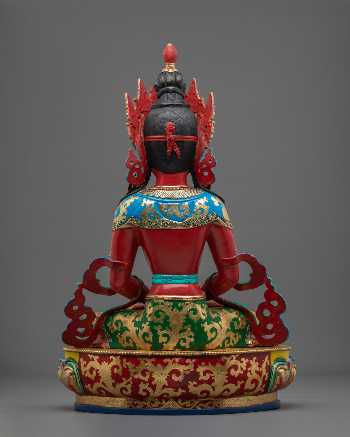 Amitayus Figurine Buddha of Infinite Life | Altar Decor