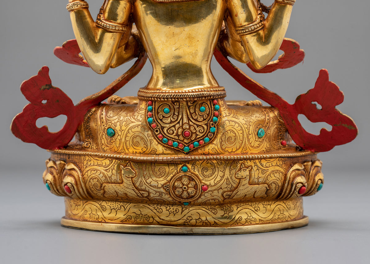 Chenrezig Embodiment of Compassion Statue | Buddhist Home Decoration