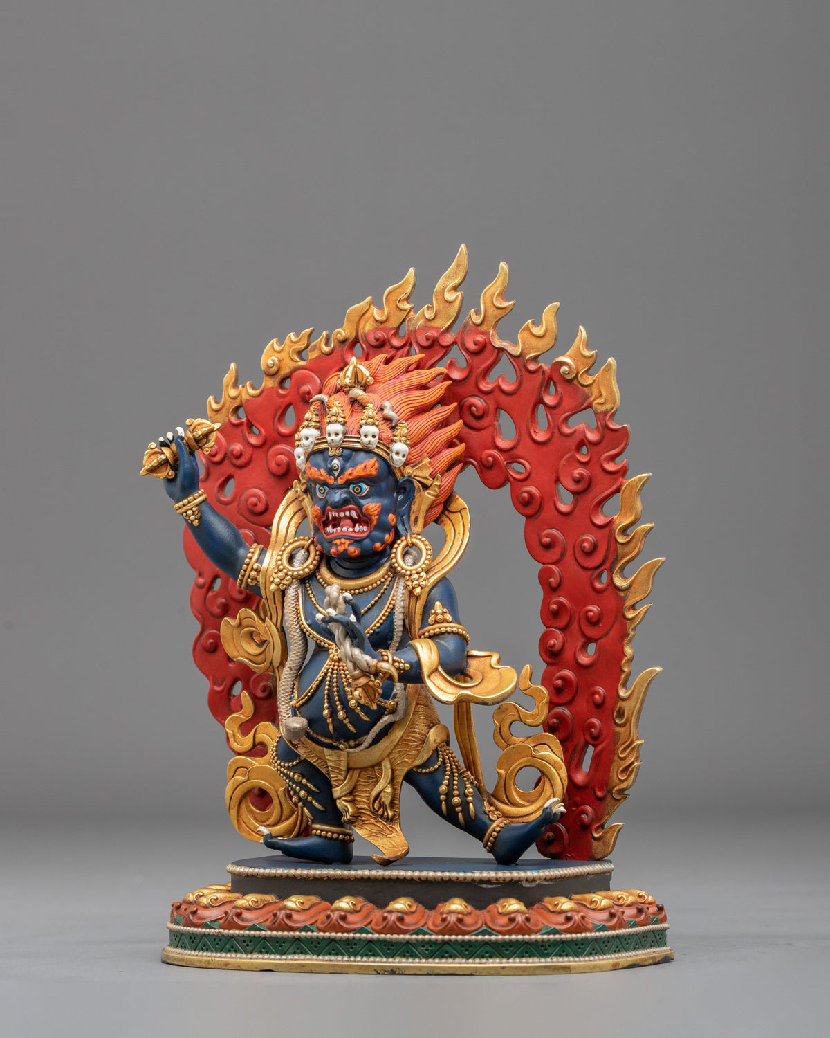 Handcrafted Vajrapani Copper Statue | Protector of Dharma