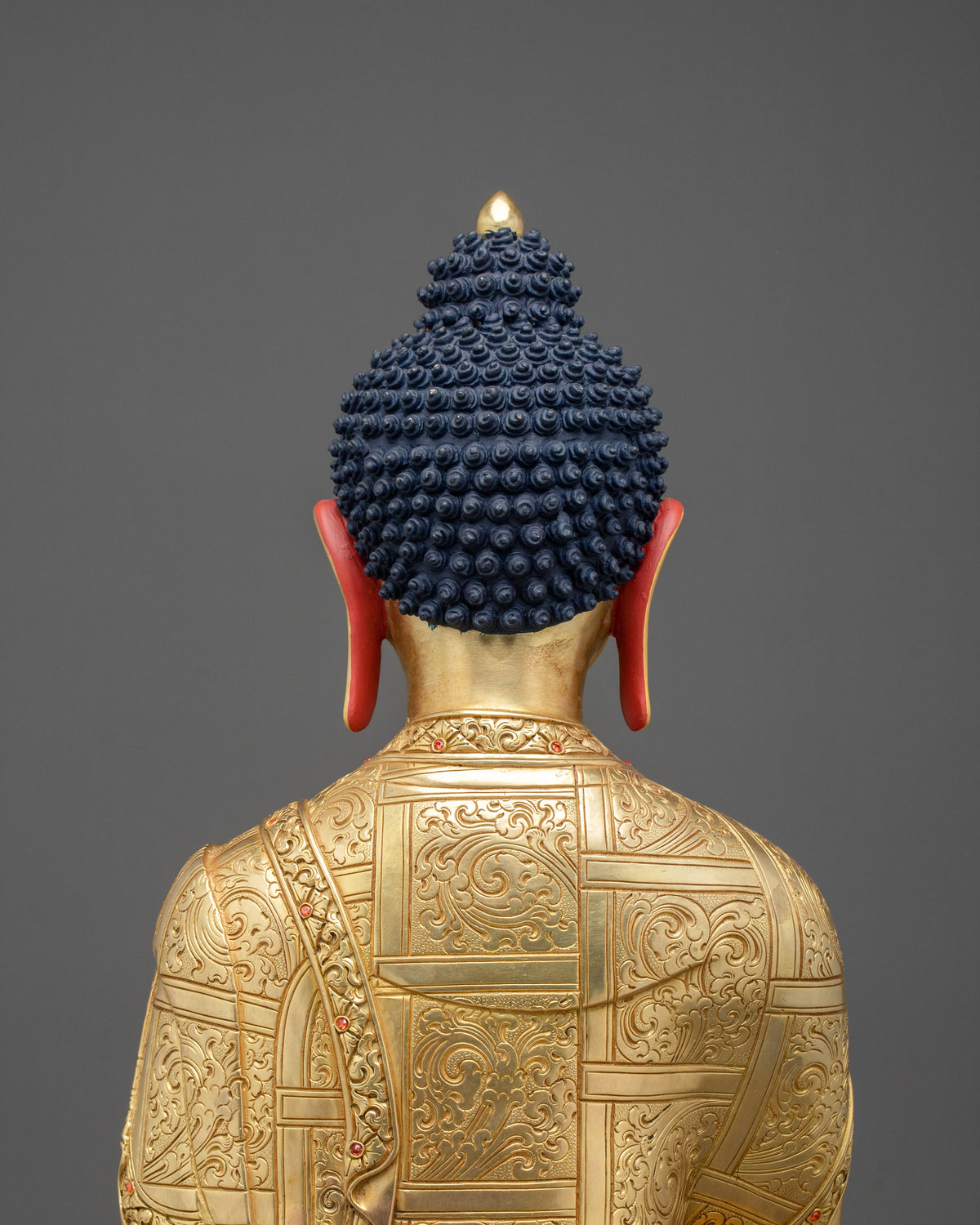 Three Buddha Deity Statue Collection | 24K Gold Gilded Buddhist Statue Set