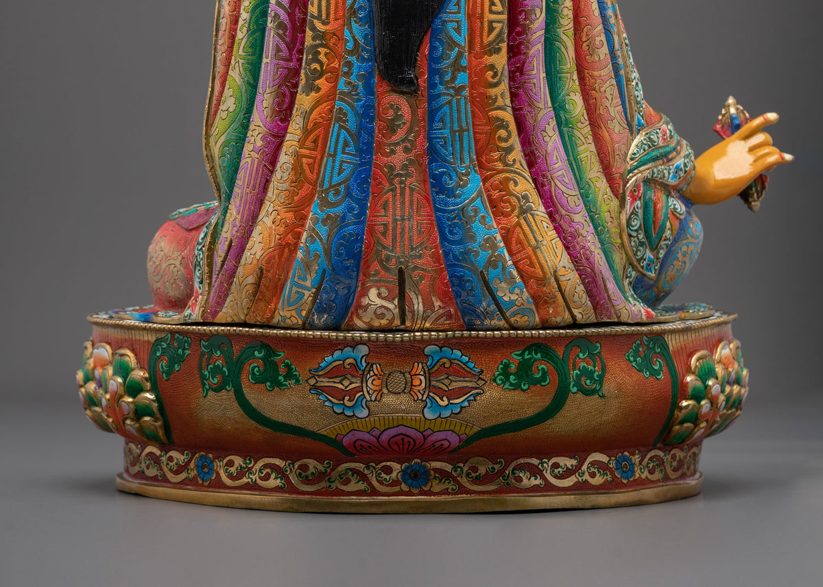 Guru Rinpochhe Sacred Meditation Sculpture | Lotus-Born Master of Vajrayana Buddhism