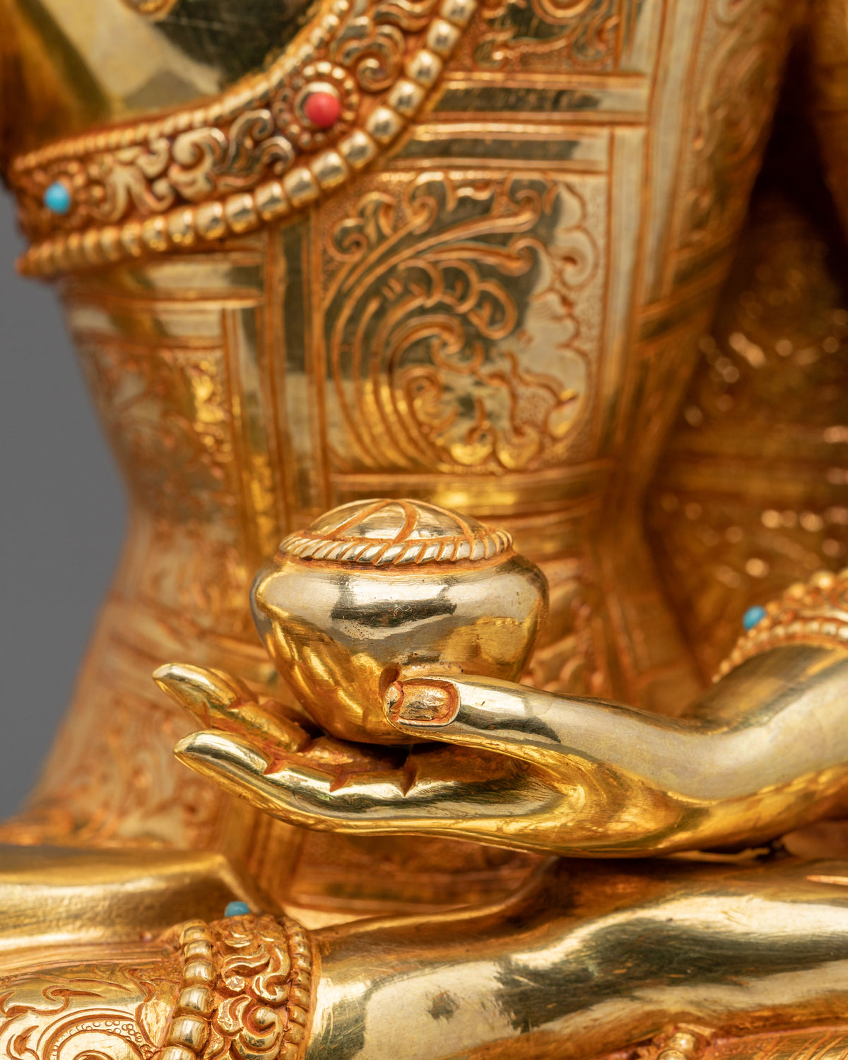 Handmade Shakyamuni Buddha Copper Statue