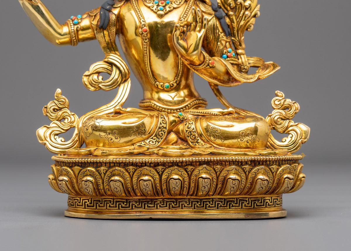 Manjushri Wisdom Sword Buddhist Statue | Handcrafted Buddhist ArtWork