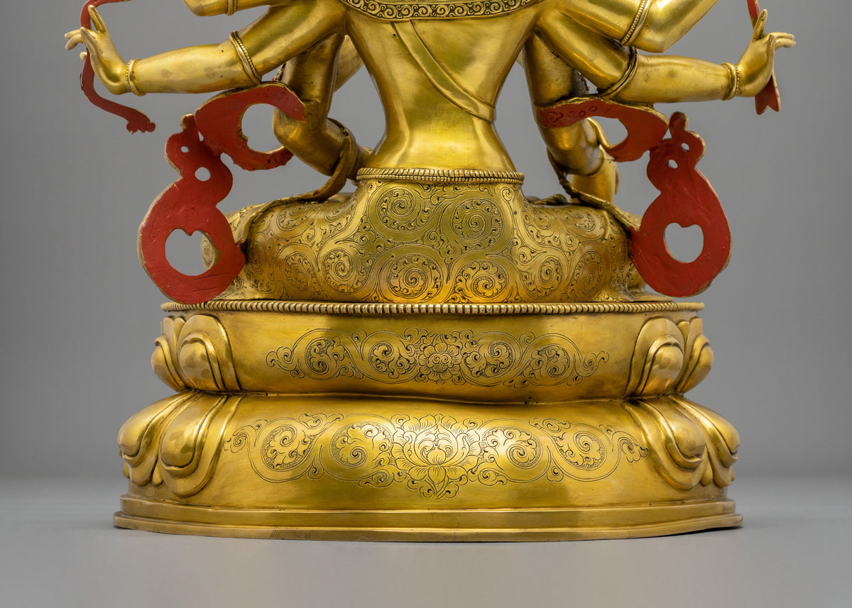Namgyalma 24K Gold Coated Copper Sculpture | Home Decoration Statue