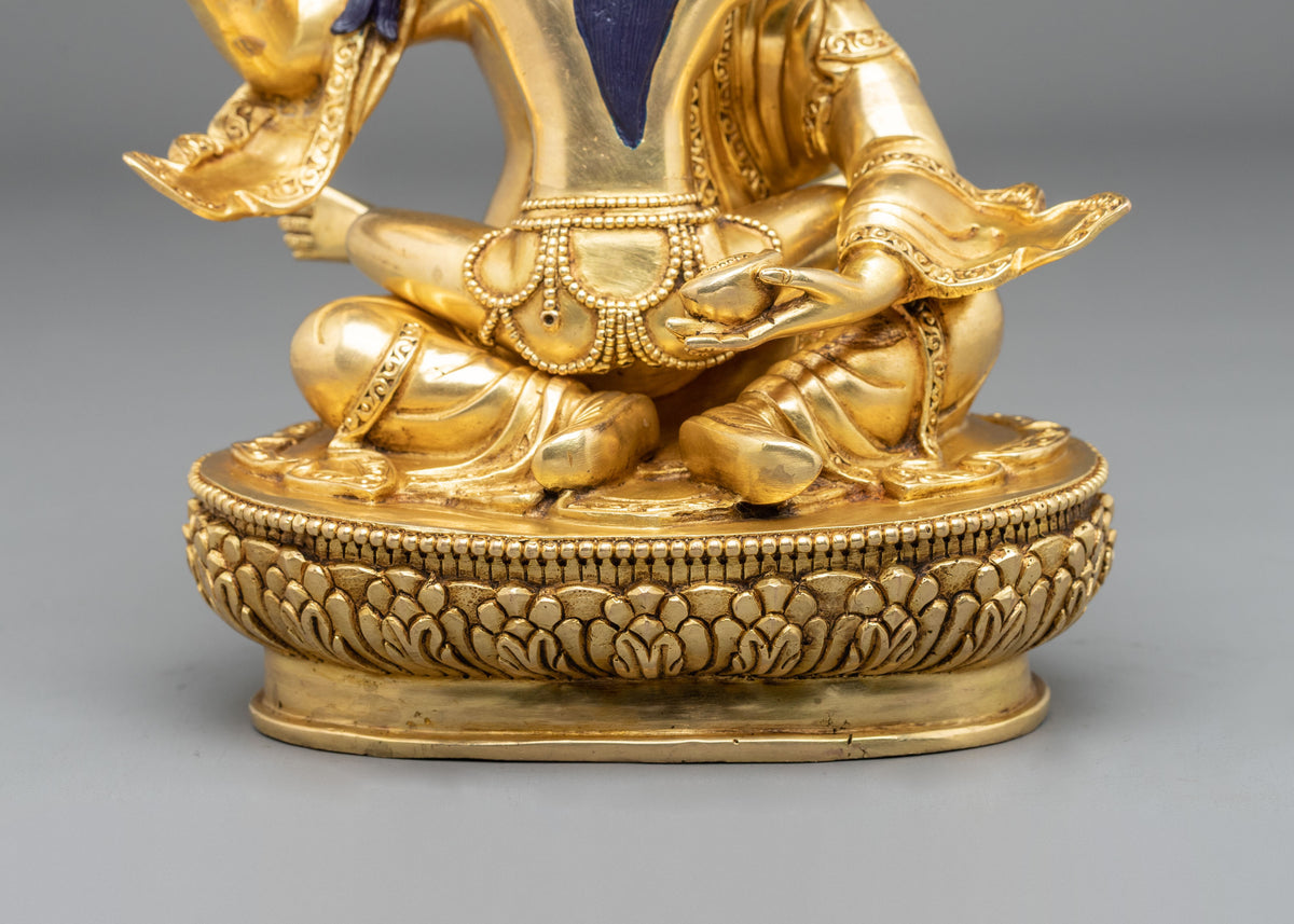 Guru Rinpoche With Consort | Sacred Vajrayana Sculpture