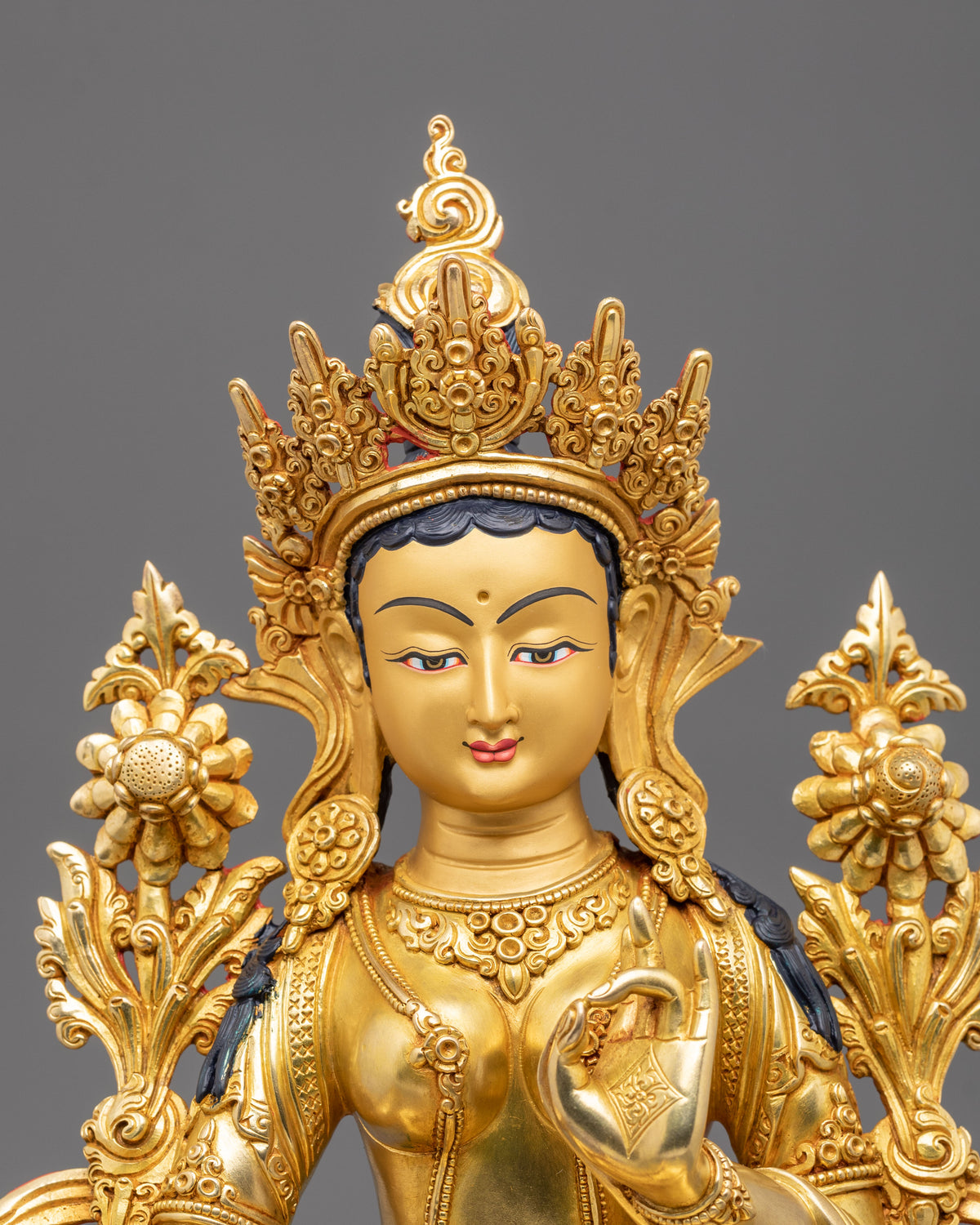 Green Tara Statue: Goddess of Compassion