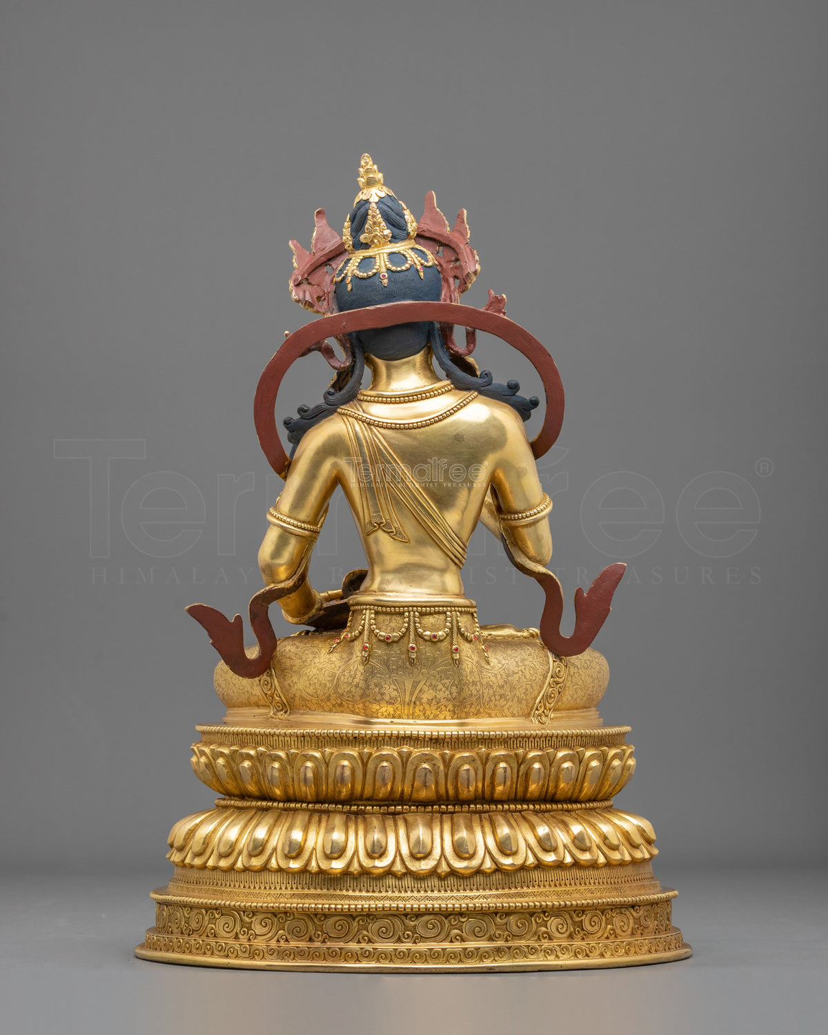 Vajrasattva Statue | 24K Gold Gilded Purification Form