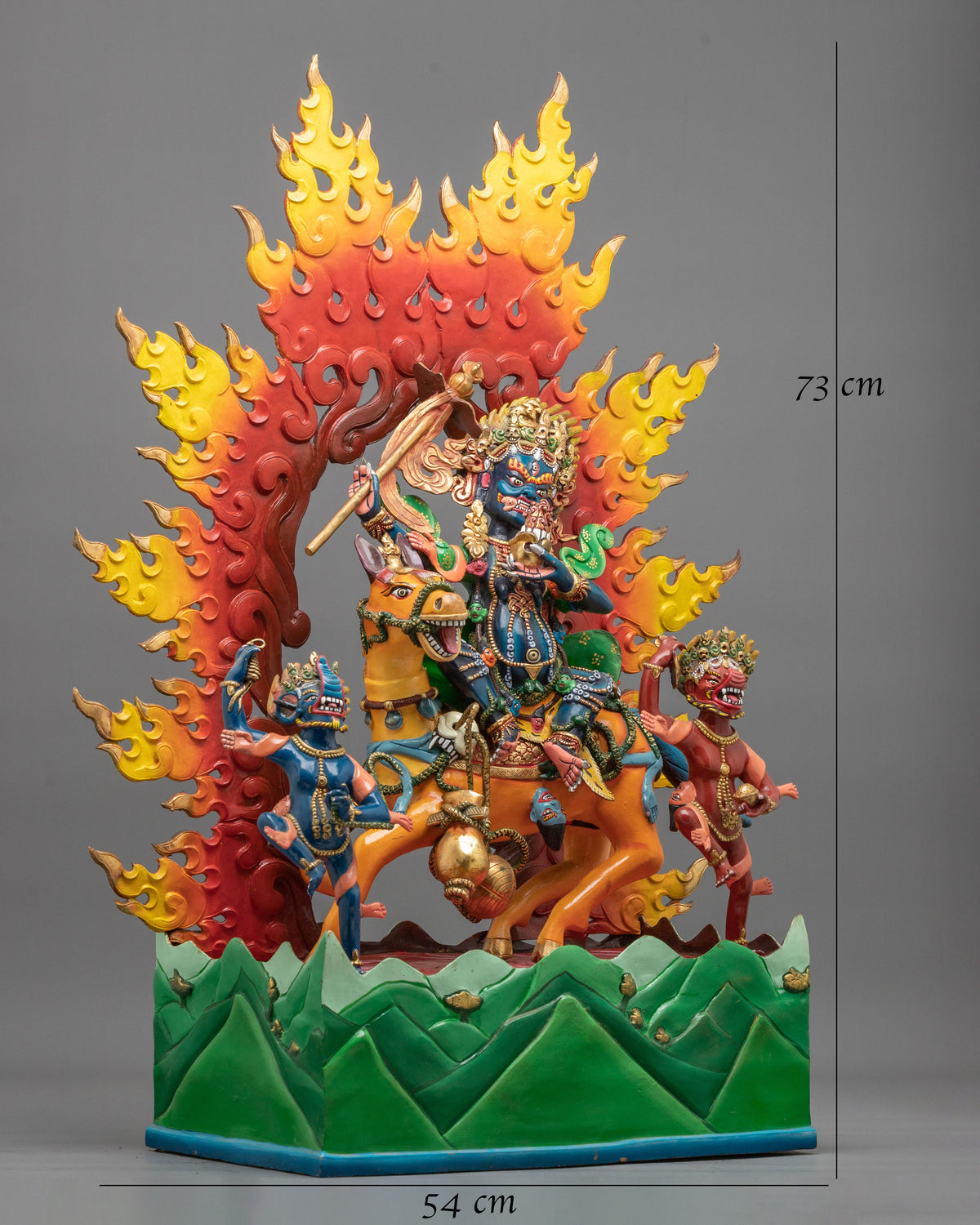 Palden Lhamo Sculpture of Protection | Wrathful Deity Statue