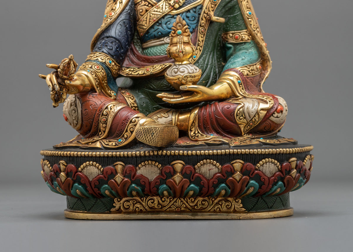 Guru Rinpoche Statue | Handcrafted Copper Figurine