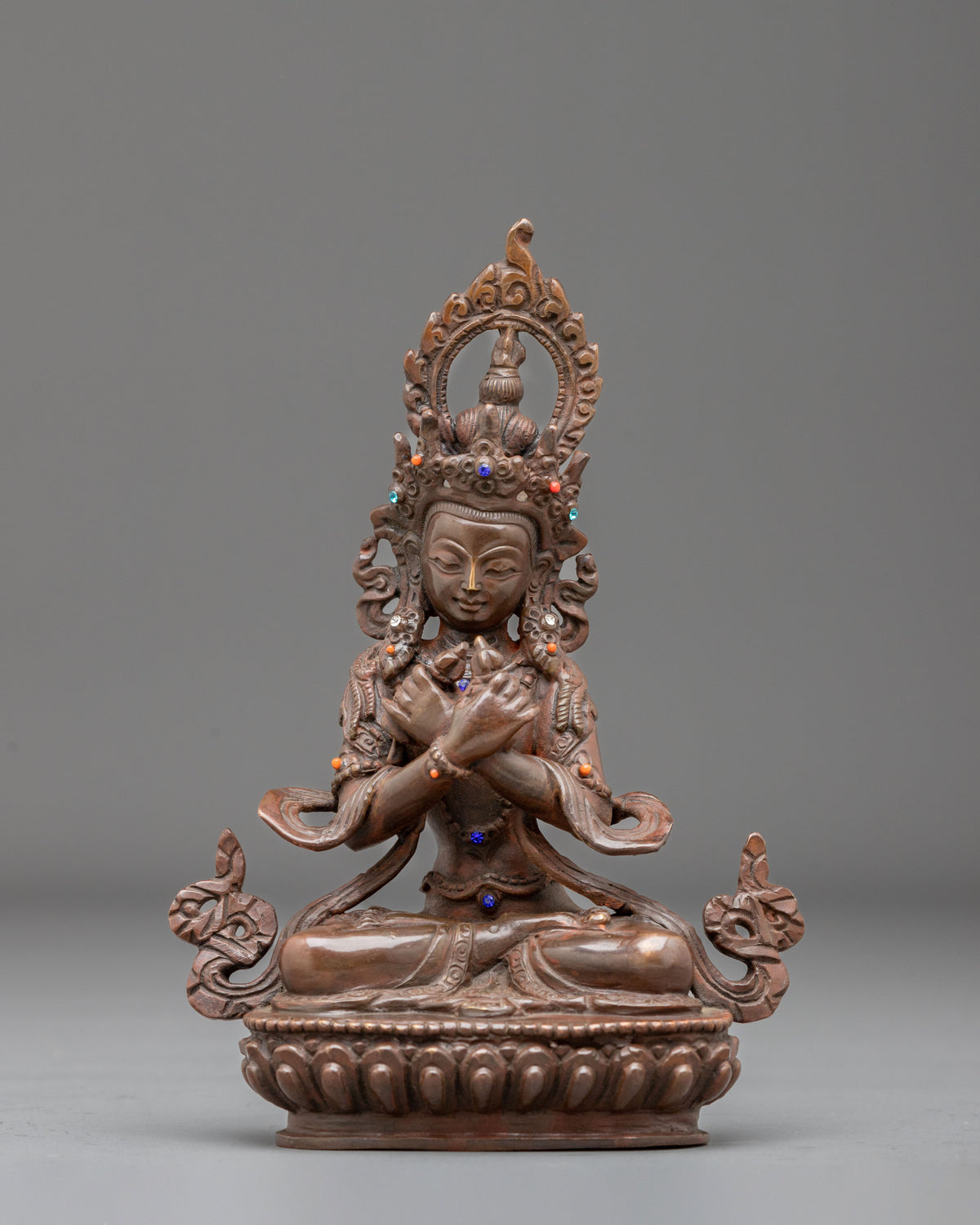 Vajradhara Statue: Embodiment of Primordial Wisdom