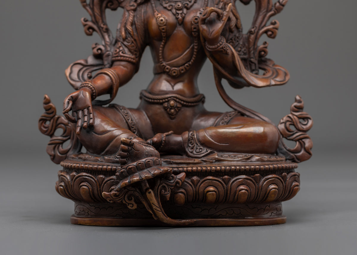Handmade Green Tara Statue | Mother of Liberation