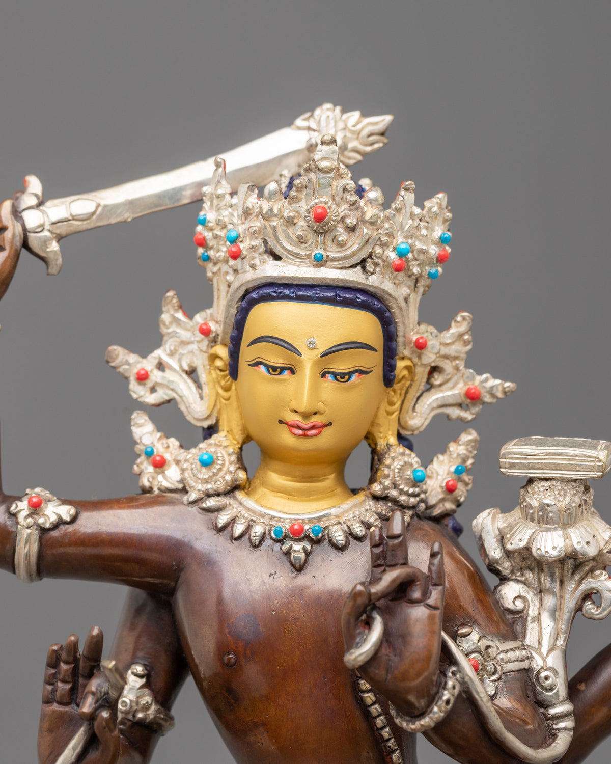 Maha Manjushri Statue | Guardian of Supreme Wisdom and Clear Insight