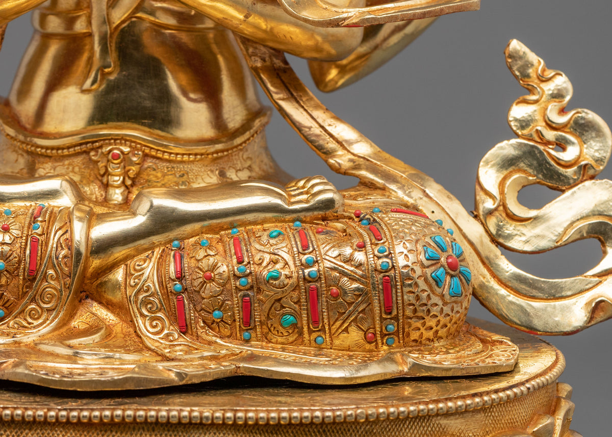 Chenrezig Great Compassion Bodhisattva Statue | 24K Gold Gilded Sculpture