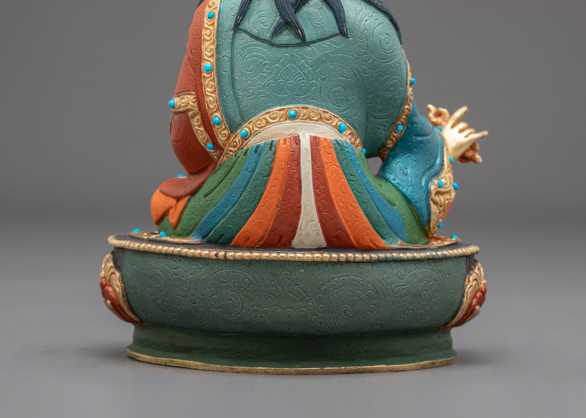 Guru Rinpochhe Tibetan Sculpture | Handmade Himalayan Buddhist Shrine