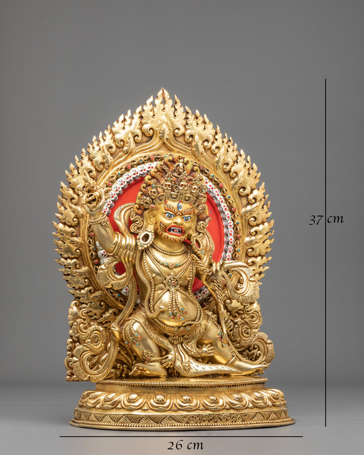 Vajrapani Bodhisattva: Wrathful Wisdom Deity Statue