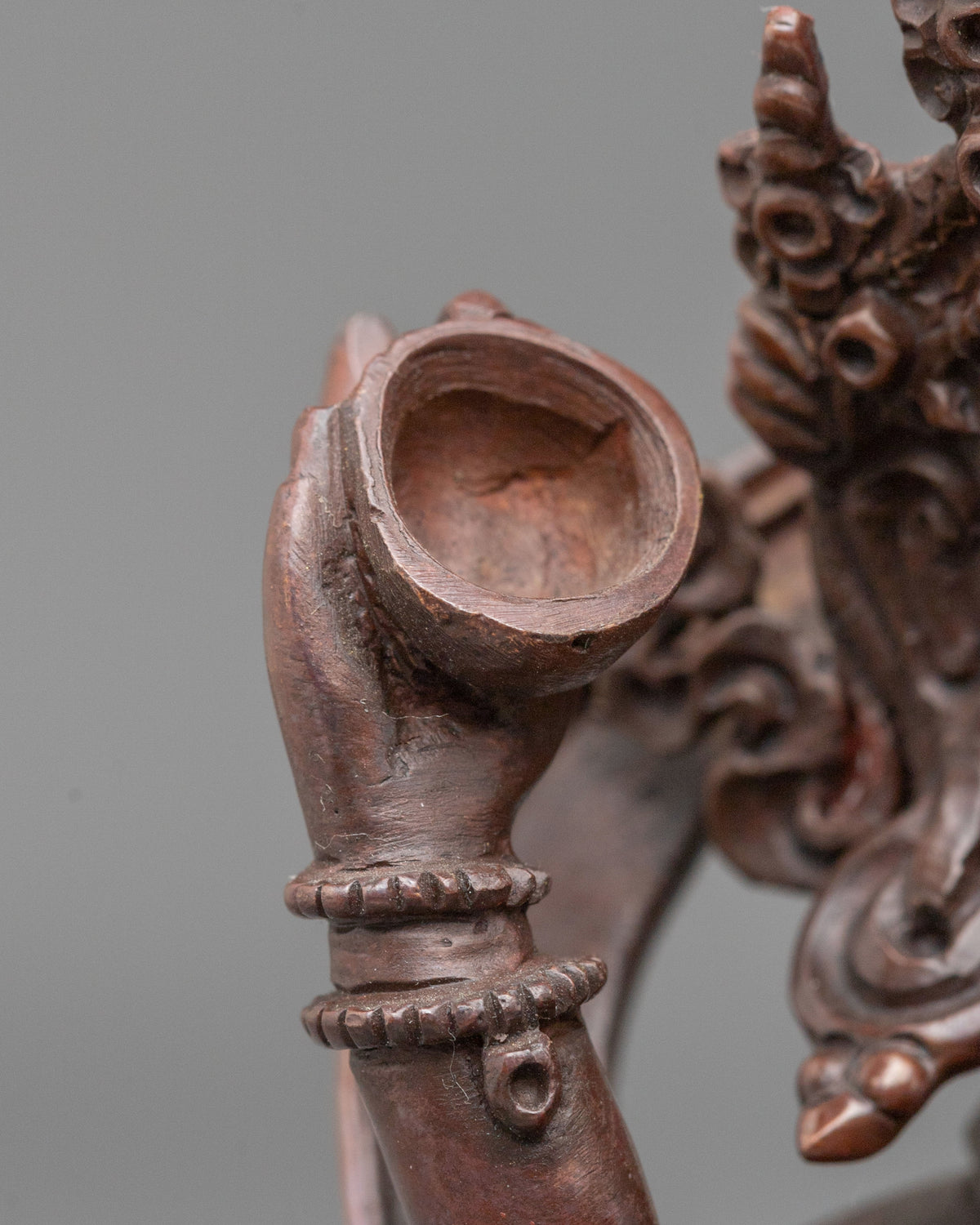 Chakrasamvara Statue | Oxidized Copper Sacred Figurine